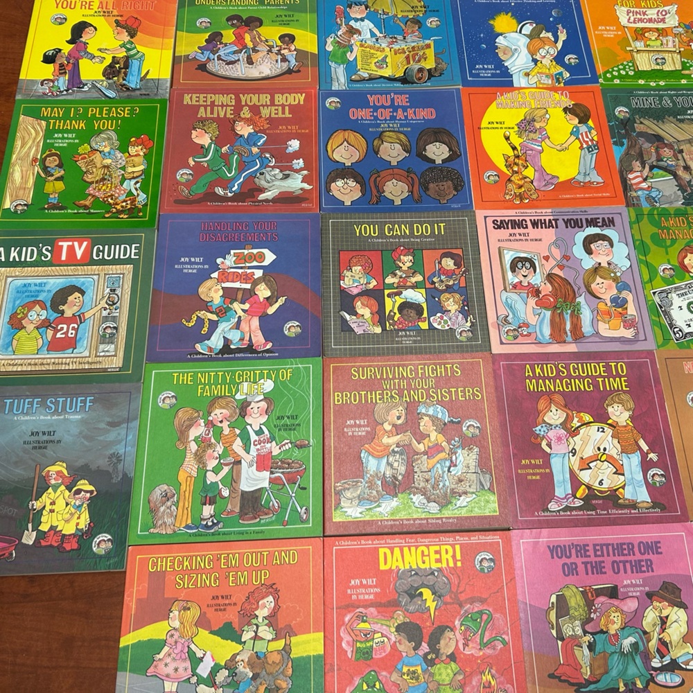 📚 Vintage Ready-Set-Grow Book Lot Teaching Life Skills Kids Books Joy Wilt Berry